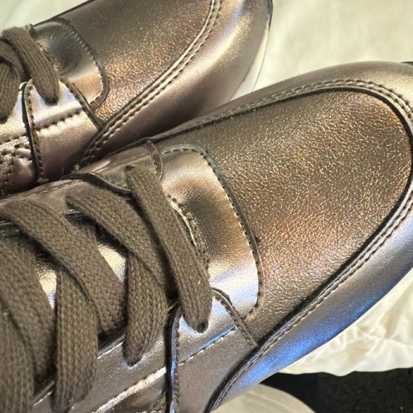 Soda Bronze Metallic Platform Sneakers - Picture 7 of 10